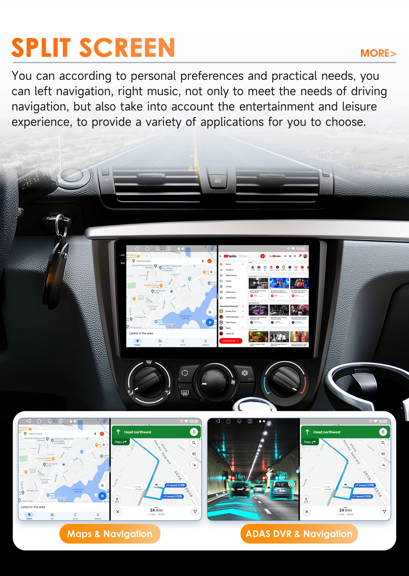 Hizpo Android 14 Car Multimedia Radio For BMW 1-Series 1 Series E87 E81 E82 E88 2004 - 2011 4G GPS Video PLayer Navi Carplay DSP