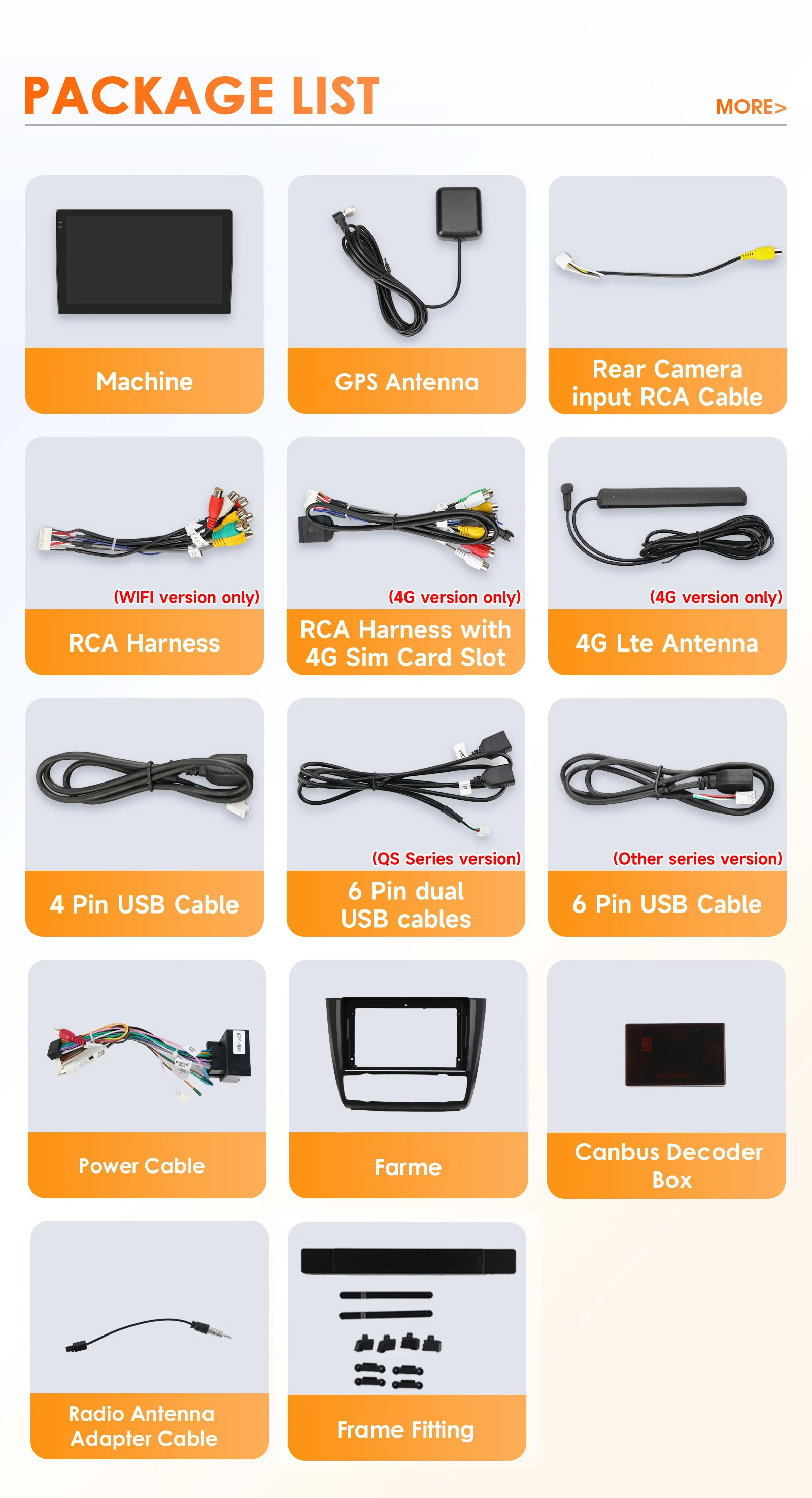 Hizpo Android 14 Car Multimedia Radio For BMW 1-Series 1 Series E87 E81 E82 E88 2004 - 2011 4G GPS Video PLayer Navi Carplay DSP