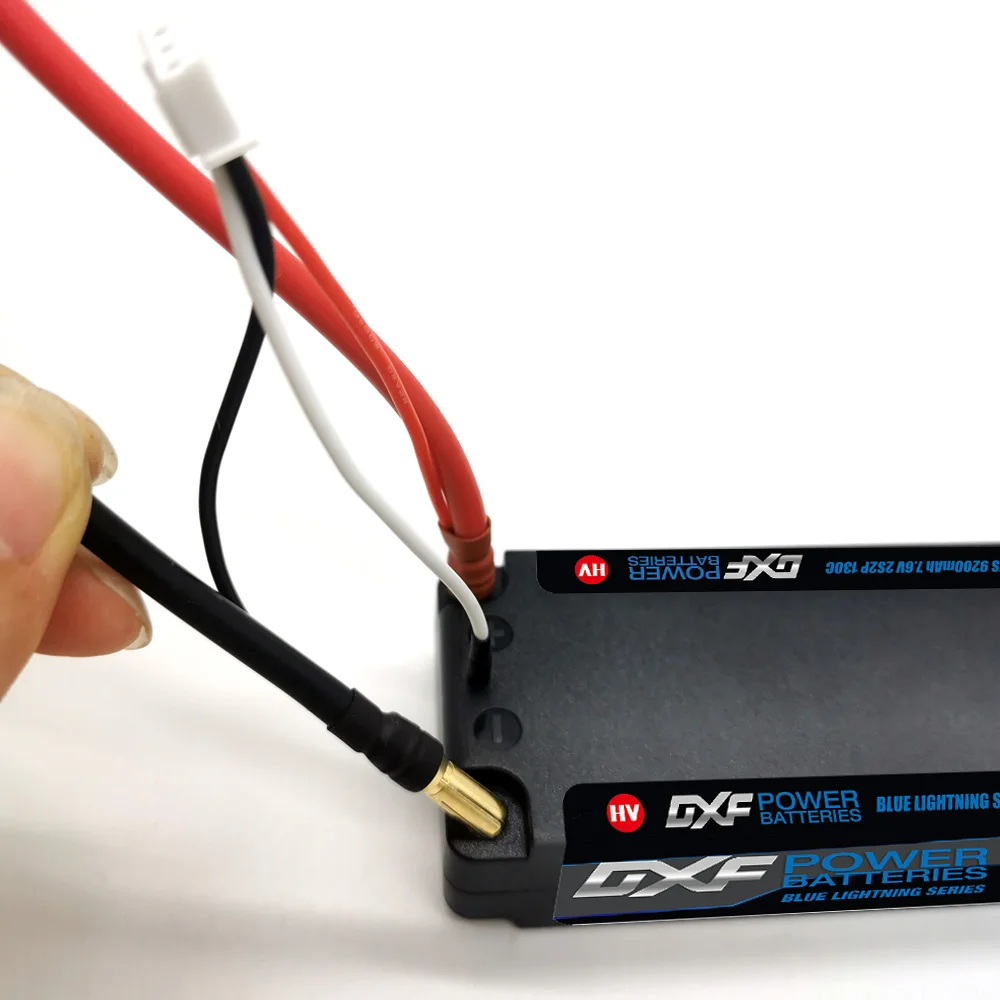 DXF 2S Lipo Battery 7.6V 130C 9200mAh 5mm T Plug Hardcase For 1/10 Buggy Truggy Offroad Boat Car Boat Truck RACING Helicopter
