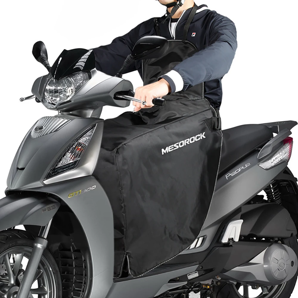 Motorcycle Leg Cover Knee Blanket Warmer Apron Fleece Lined Leg Guard Waterproof Windproof Riding Parts