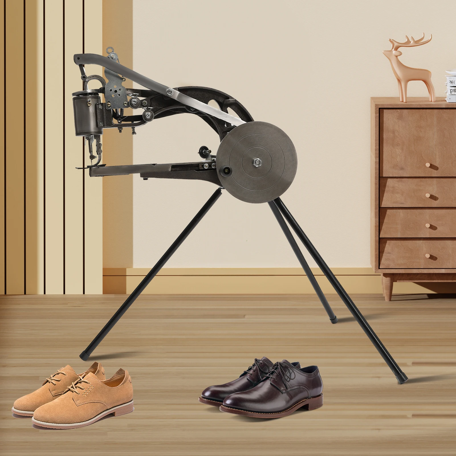 Manual Shoe Repair Machine, Leather Sewing Machine For Nylon Thread, Silk Thread, And Cotton Thread