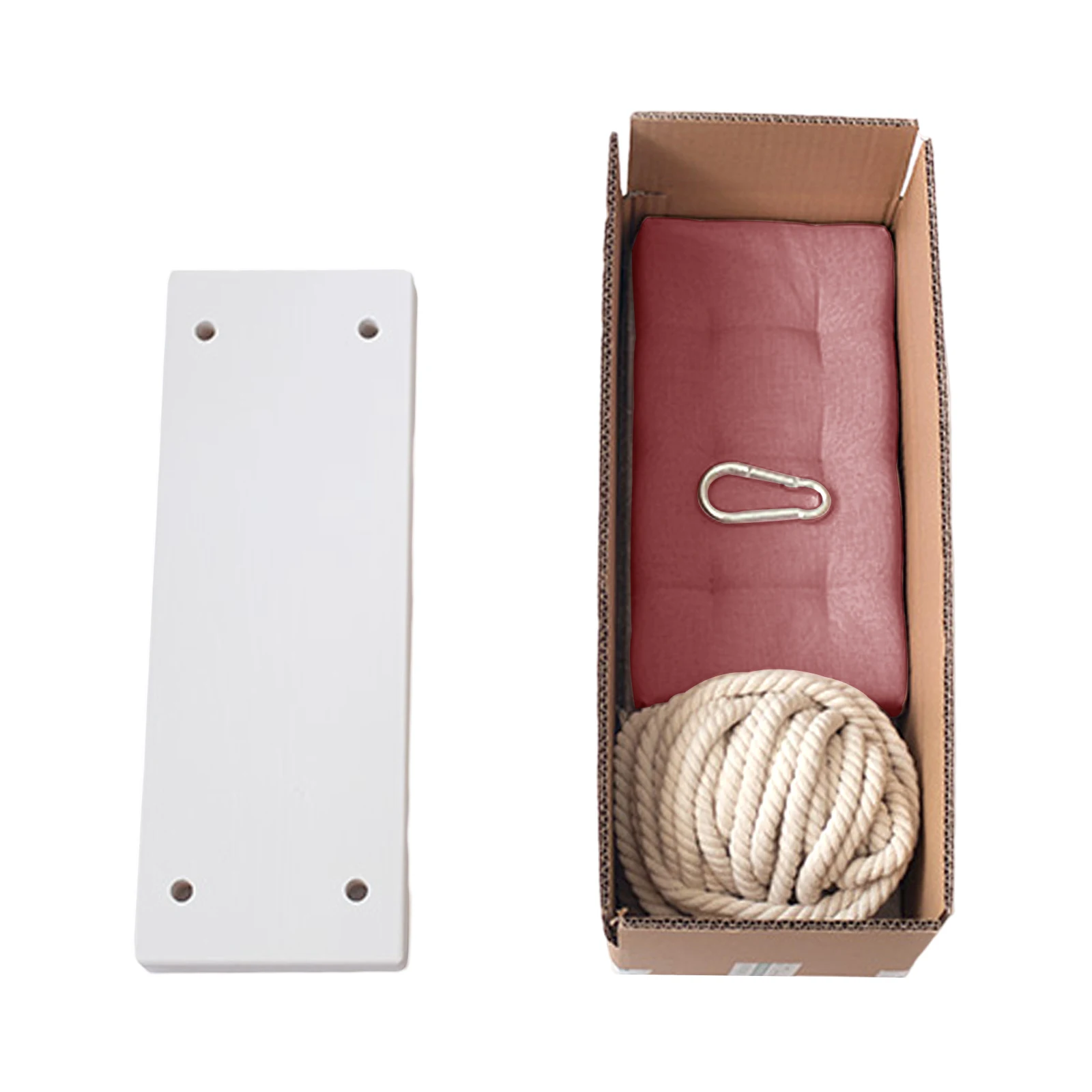50kg Sponge Pad Garden Indoor And Outdoor Swing Frames With Wooden Rope For Playgrounds, Outdoor Areas, Gardens, Courtyards