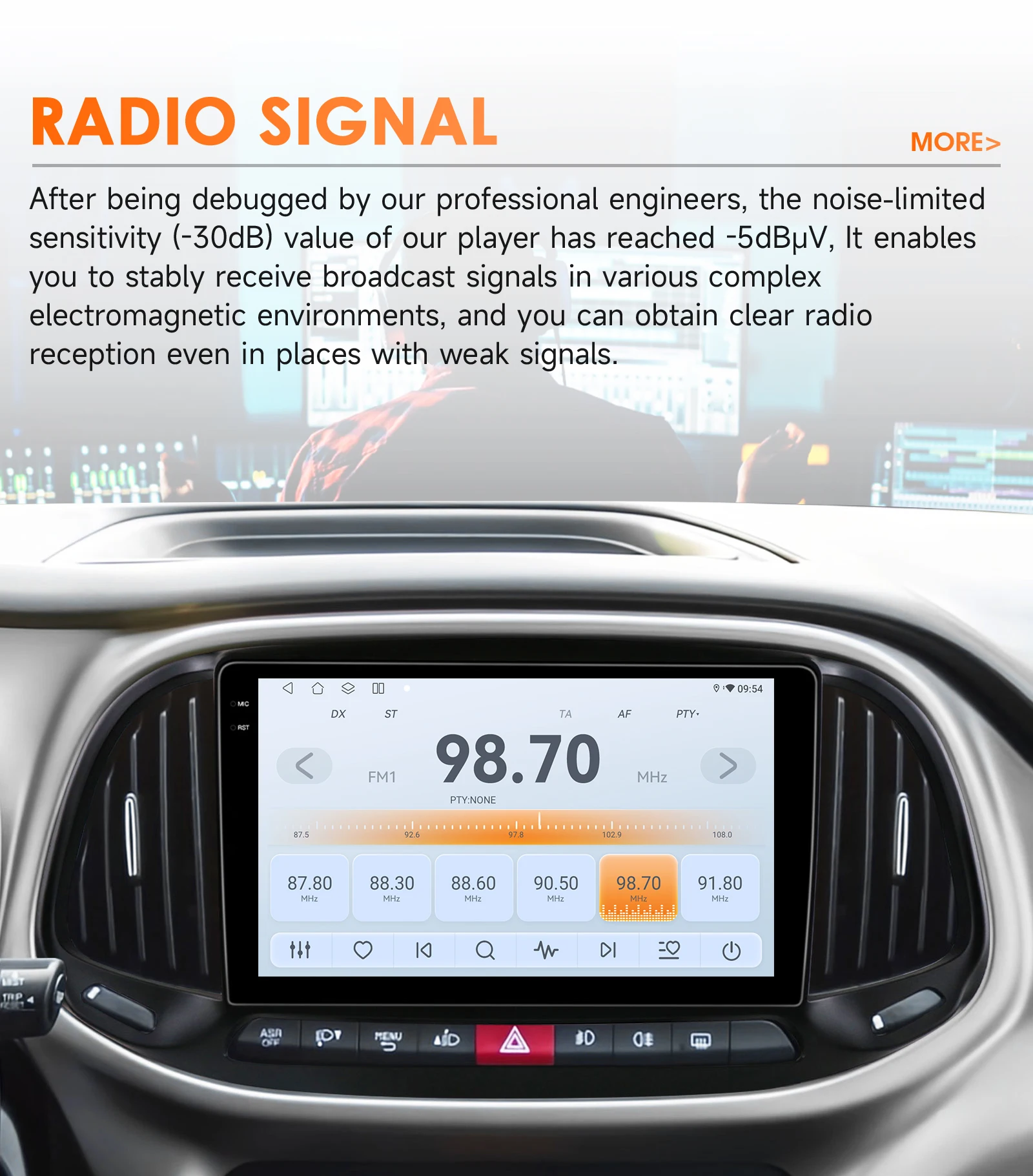 Hizpo AI Voice Autoradio Radio For Fiat Doblo 2015 - 2019 4G Car Multimedia GPS 2din Wireless CarPlay Android Auto Navigation BT