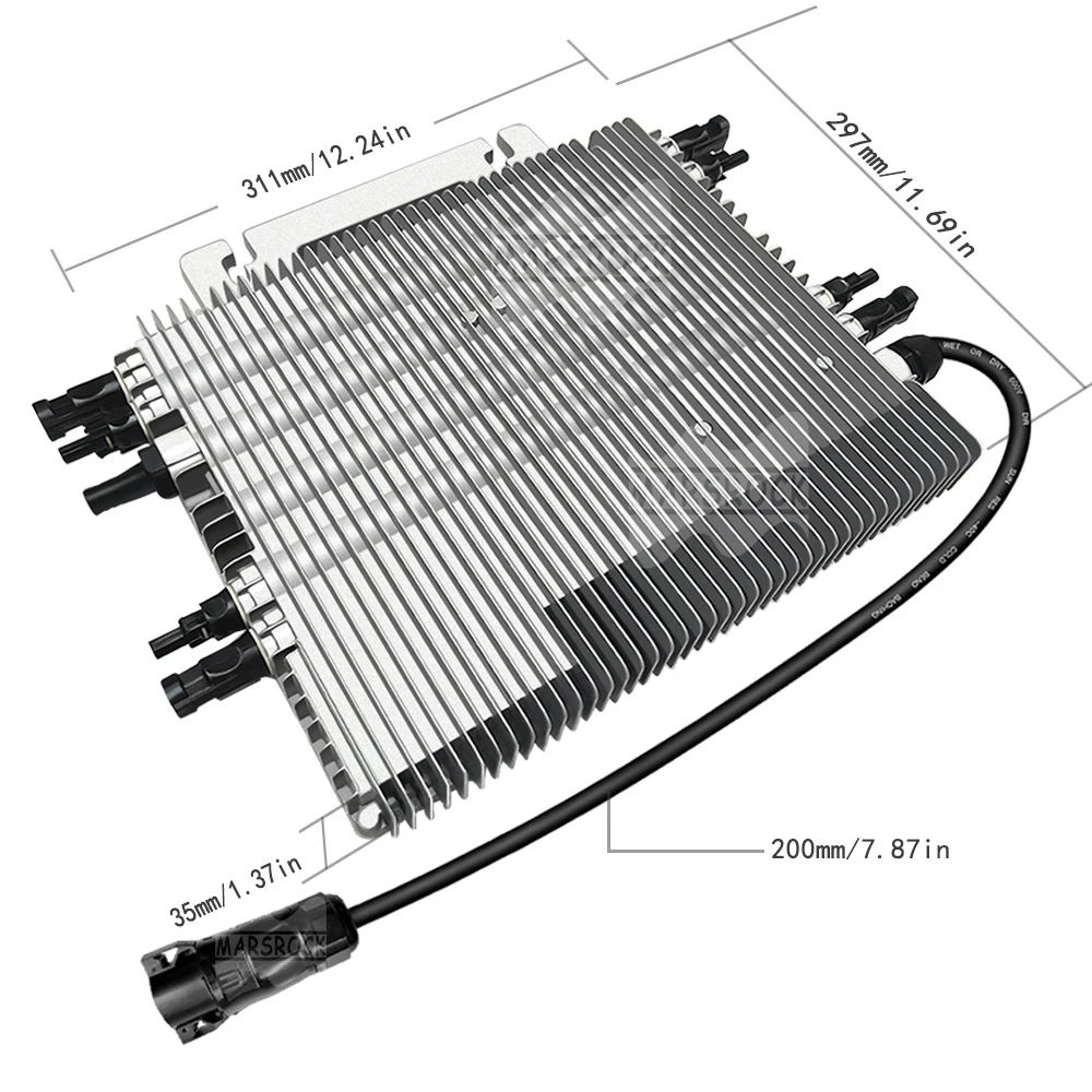 2000W Deye Inverter DC22-60V 230VAC PV Grid-on Microinverter with Built-In WiFi Function Max Connect 4PCS 400-600W