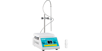 SucceBuy 2/5L Magnetic Stirrer Hot Plate Drink Agitator Vortex Mixer Shaker W/ Stir Bar Digital Display Portable Blender for Lab