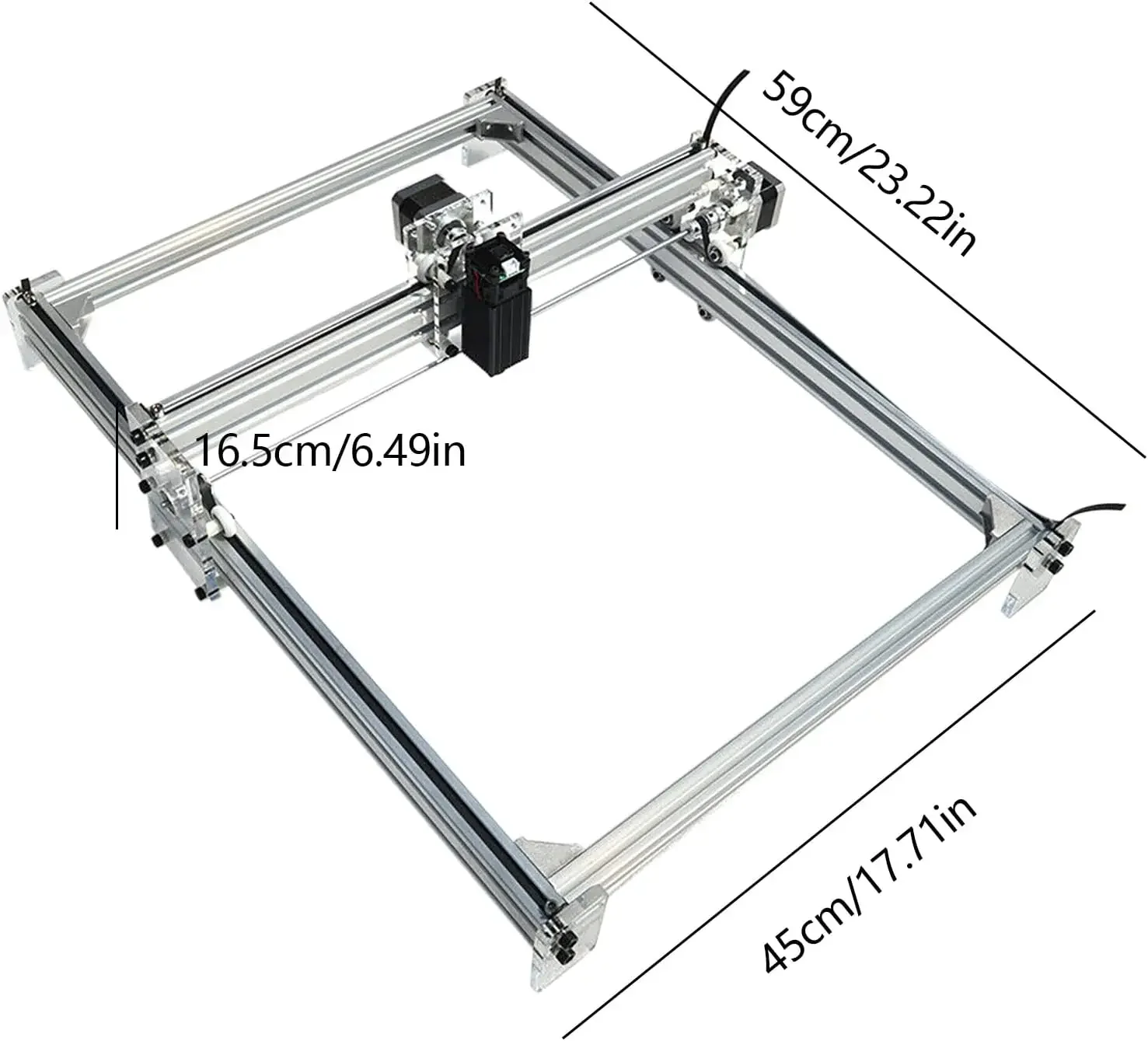 Graviermaschine Holz Laser Maschine DIY Lasergravur Fräsmaschine Router Desktop Graviergerät Gravieren Schneiden für Metall