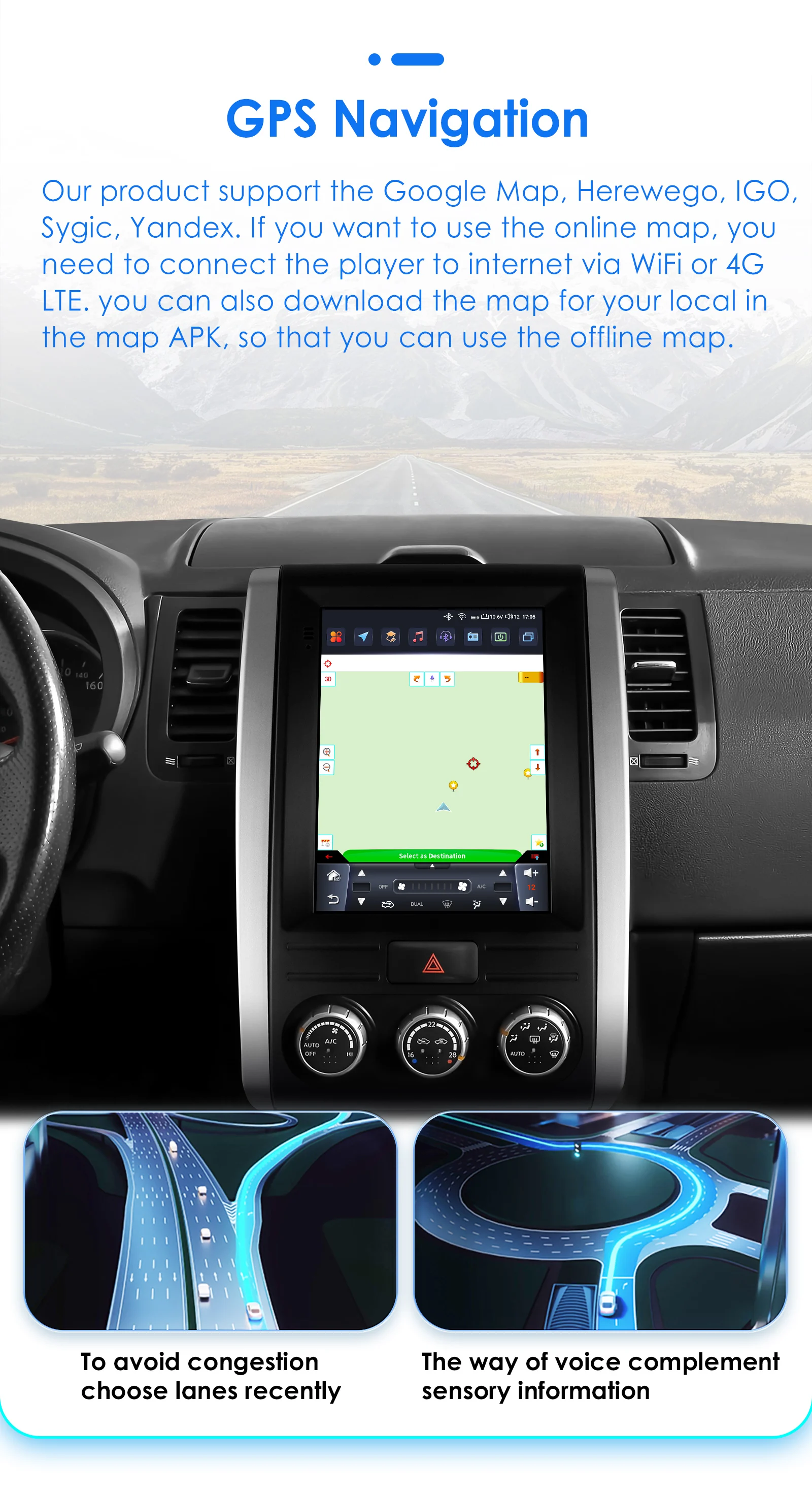 OSSURET 9.7''Android 13 Car Radio for Nissan X-Trail X Trail 2 T31 MX6 2007-2015 Multimedia Stereo 2Din Vertical Screen Carplay