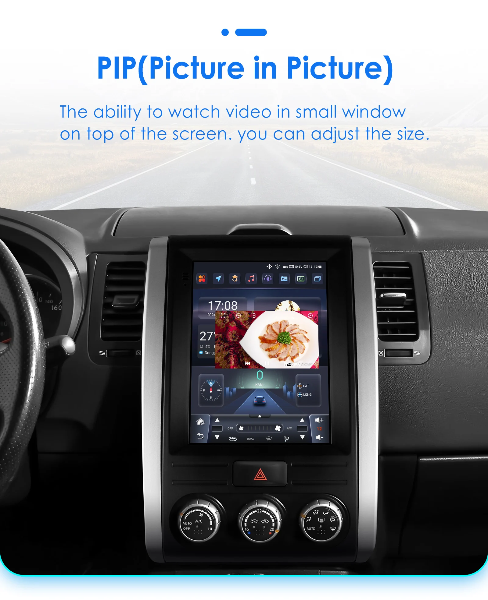 OSSURET 9.7''Android 13 Car Radio for Nissan X-Trail X Trail 2 T31 MX6 2007-2015 Multimedia Stereo 2Din Vertical Screen Carplay