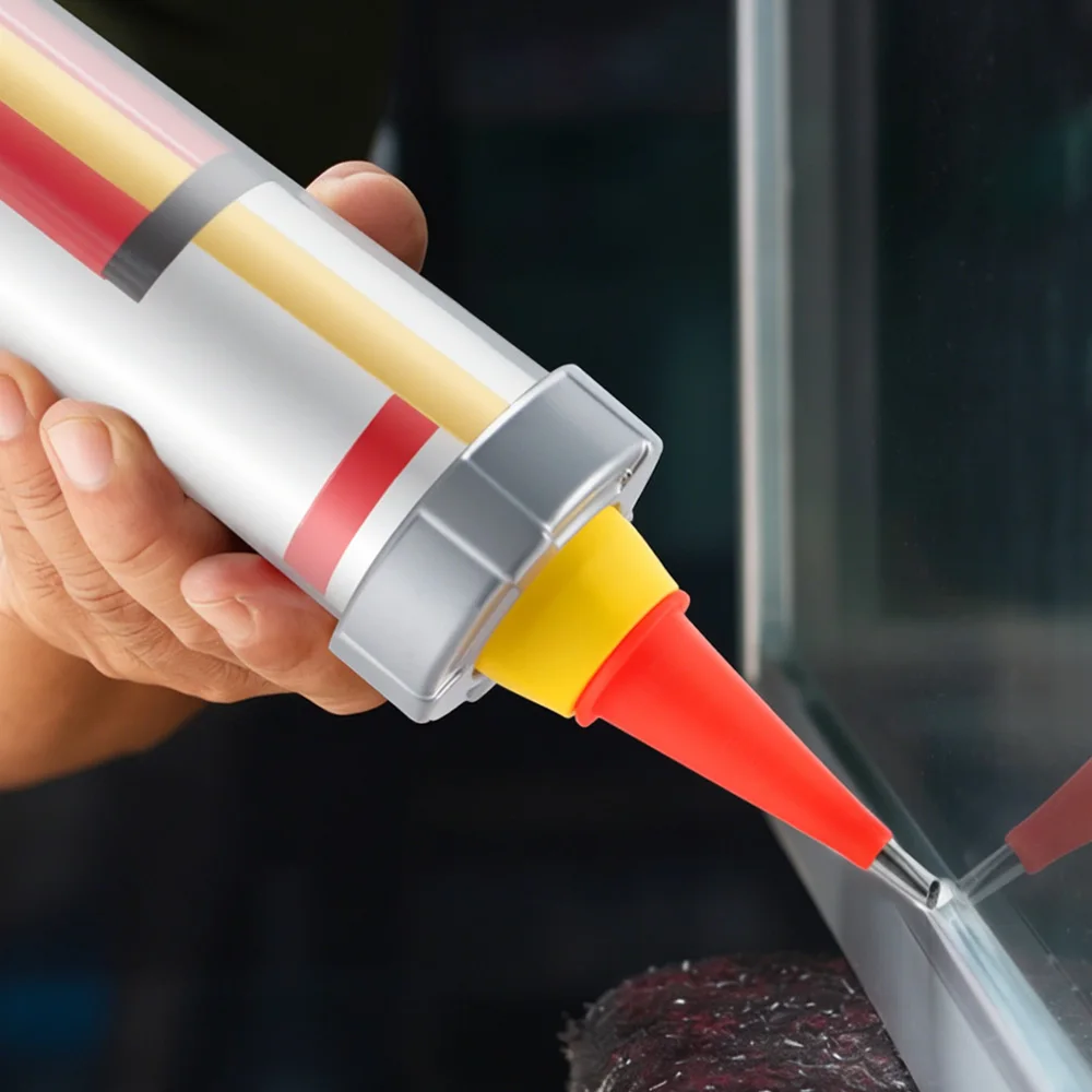 ONEVAN 50MM Electric Glass Gun 14 Nozzles Cordless Caulking Glass Gun Houeshold Gap Filling Power Tools For Makita Battery Pin