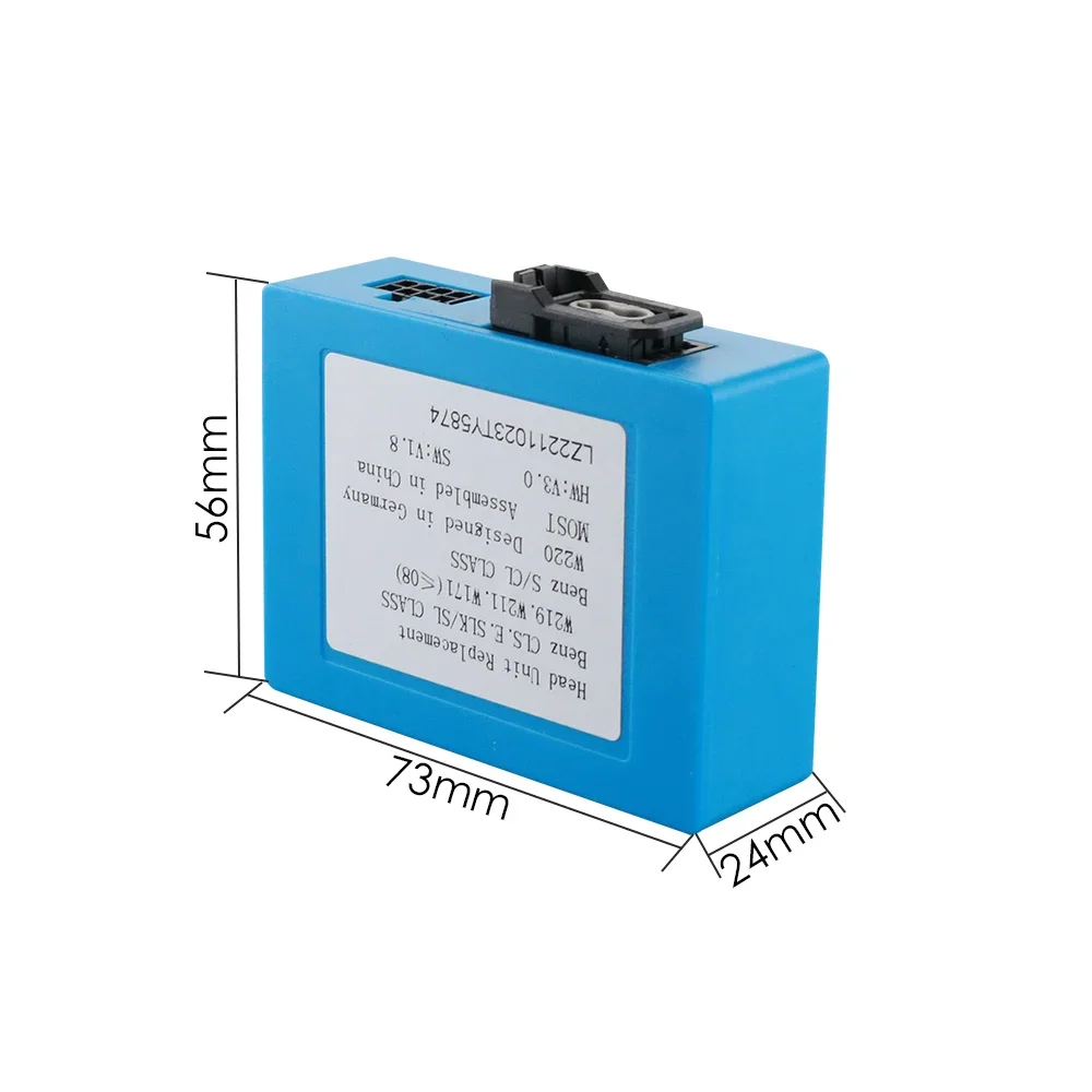 HIZPO Android Car Radio D2B Optical Fiber Box for Mercedes Benz Porsche with Harman Kardon JBL Bose External Amplifier
