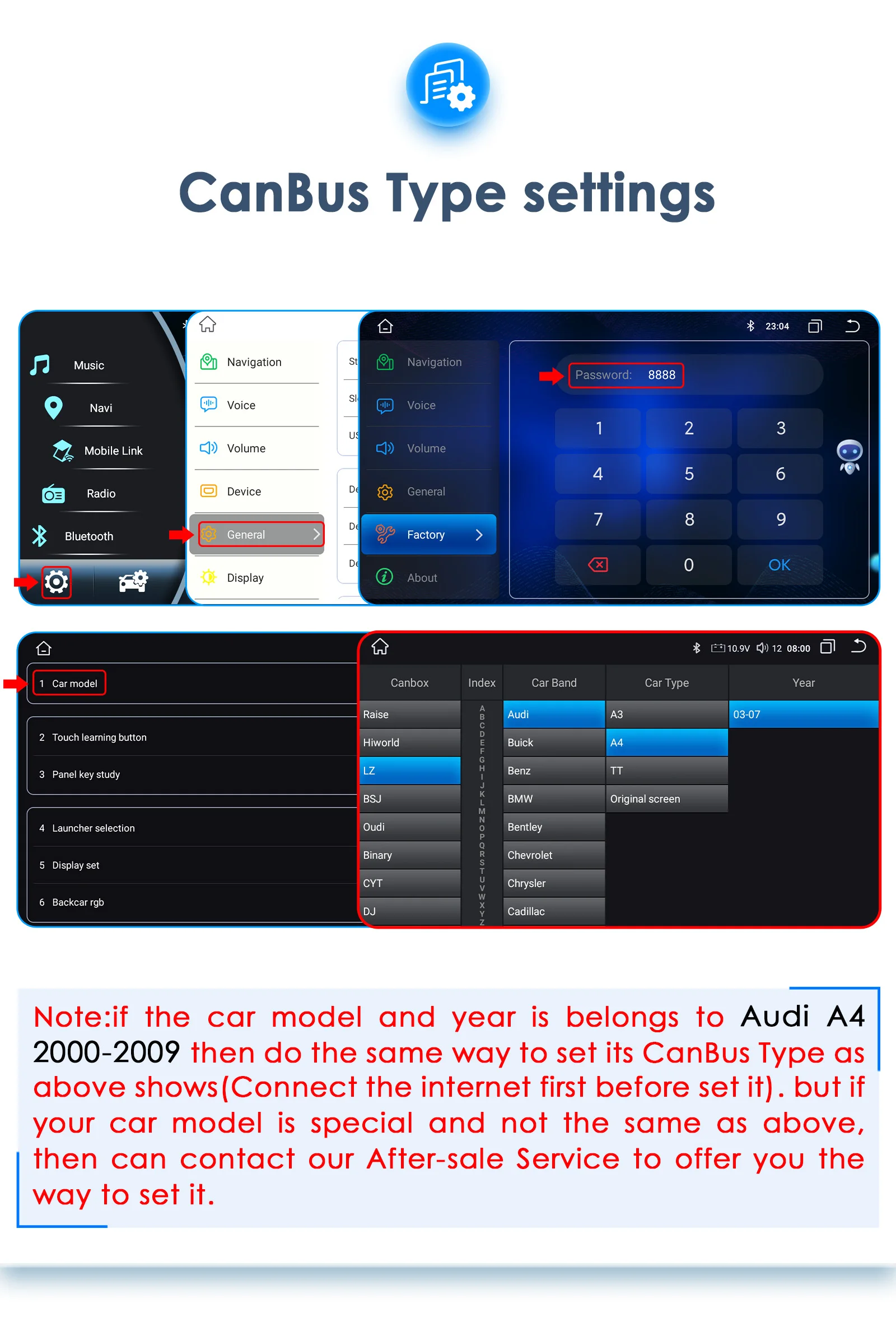 Hizpo 2Din 9inch Android13 Car Radio for Audi A3 8P 2003 - 2013 GPS RDS DSP CarPlay Android Auto 4G BT UI8581 Intelligent System