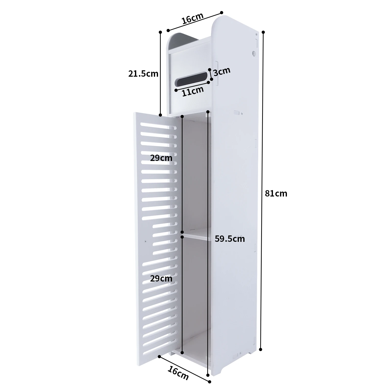 Bathroom Cabinet Bedroom Cabinet Bathroom Storage Cabinet White Tall Slim Shelf Cabinet Living Room Storage Riser