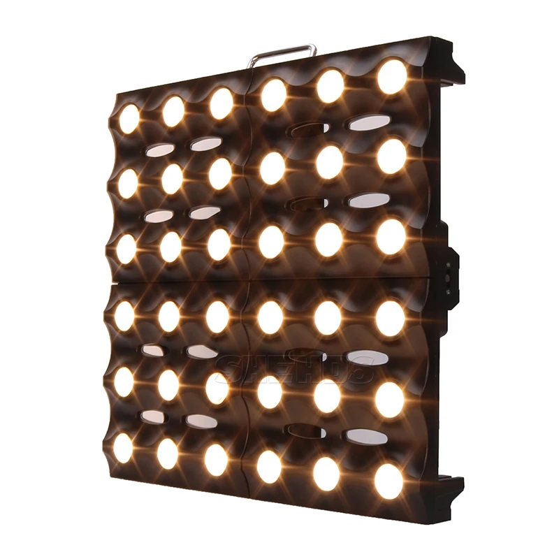 SHEHDS 2/4PCS 25x12W LED RGBW Blinder Matrix Stage Lighting DJ Bar Party Effect Christmas Decoration Concert Audience