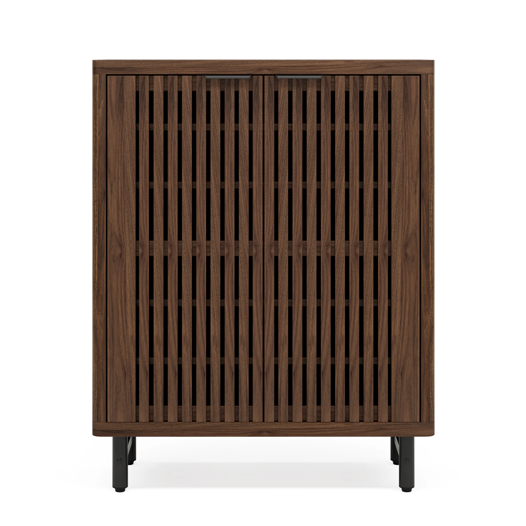 Tribesigns 6-Tier Shoe Cabinet with Louvered Doors, Large Wooden Shoe Storage Cabinet with Adjustable Shelves