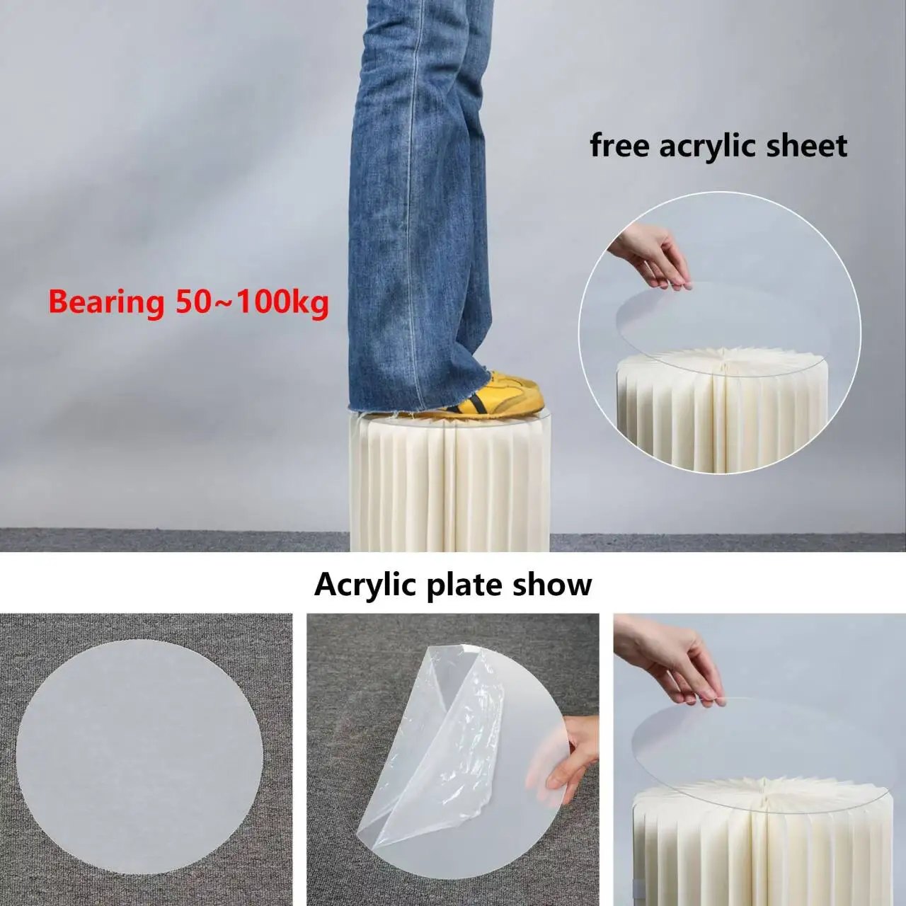 Folding Honeycomb Paper Roman Column Wedding Birthday Party Props Window Display Stand Banquet Dessert Table Ramadan Decorations