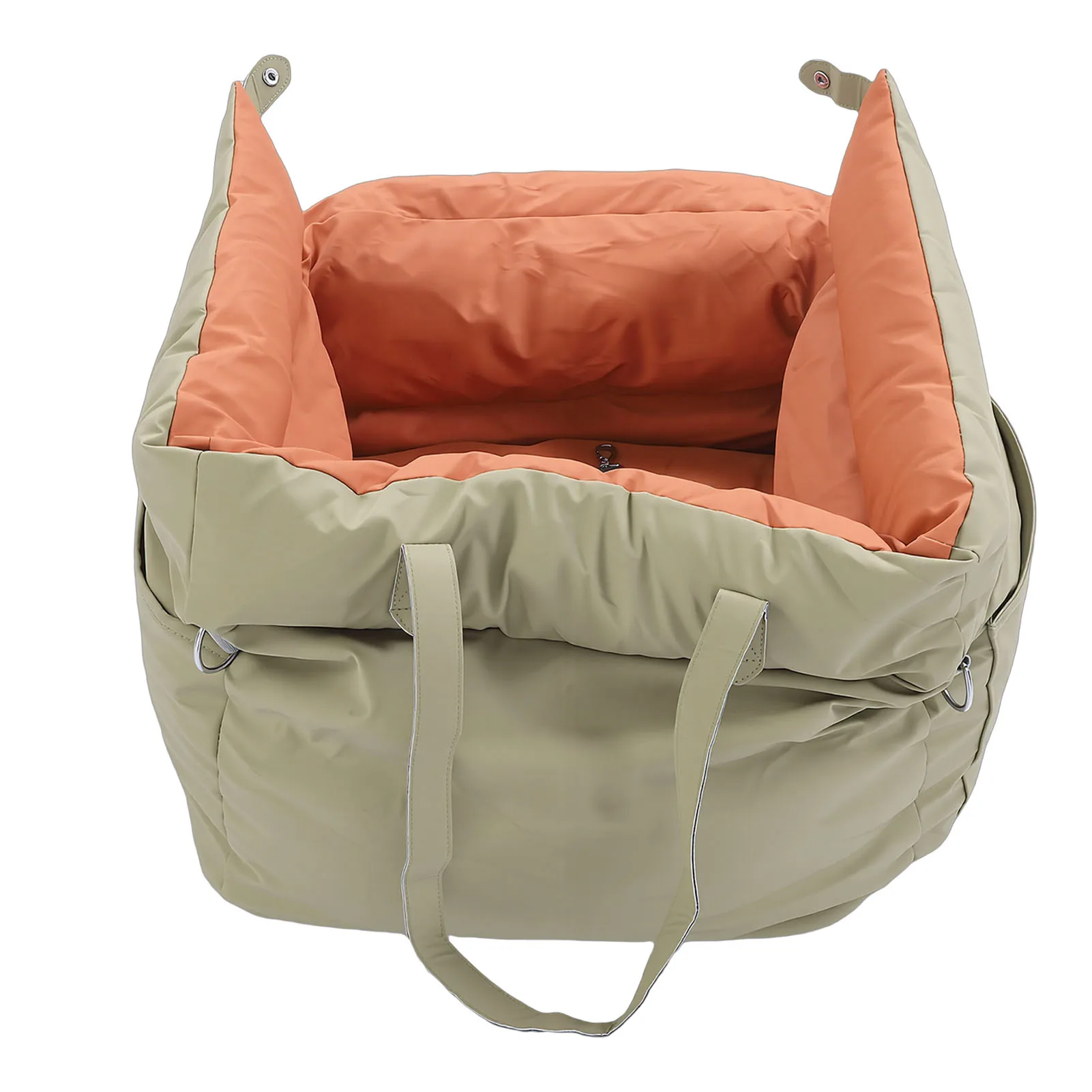Puppy Car Seat Pet Travel Bed Portable Travel Outdoor Detachable Washable Pet Car Seat with Harness for Dogs Cats