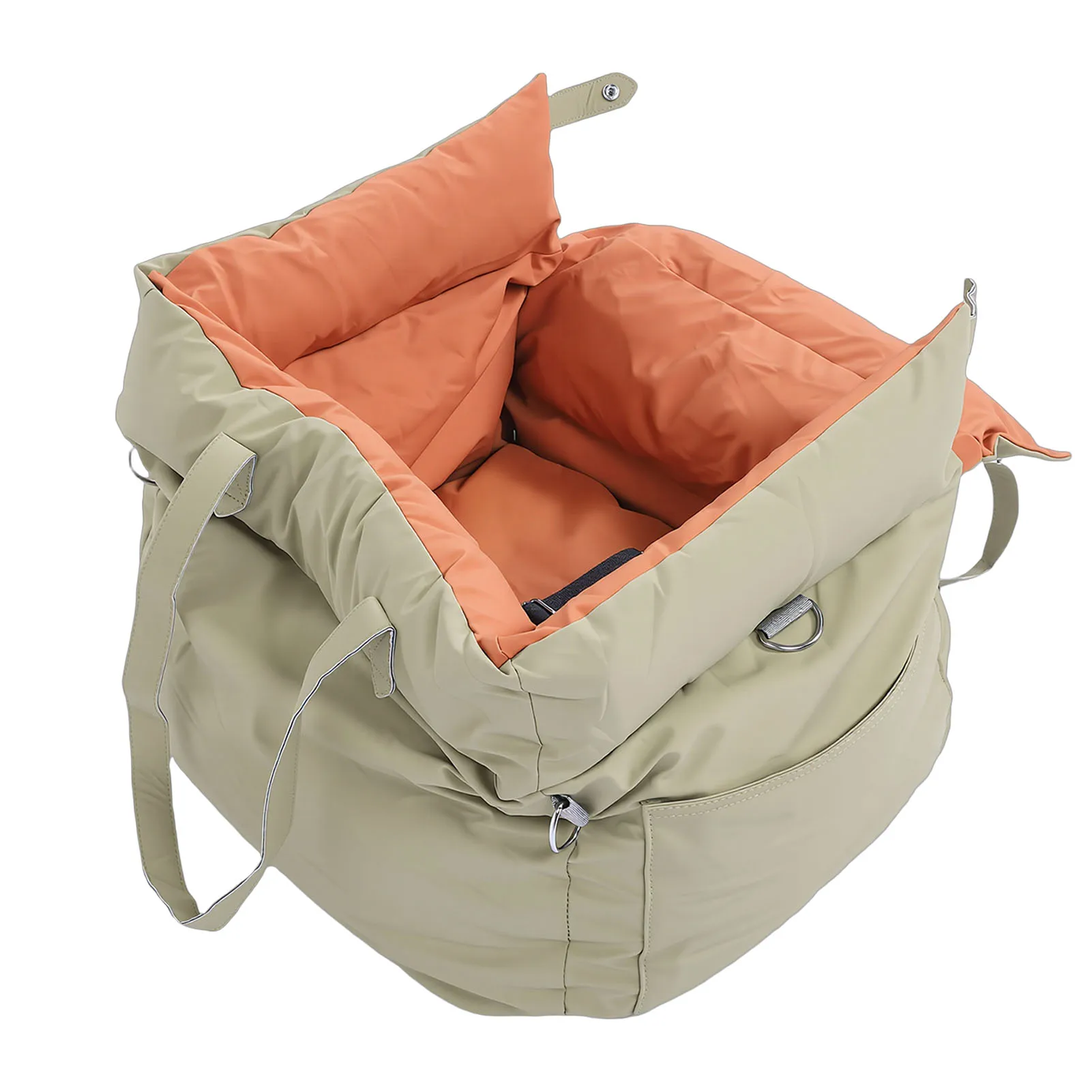 Puppy Car Seat Pet Travel Bed Portable Travel Outdoor Detachable Washable Pet Car Seat with Harness for Dogs Cats