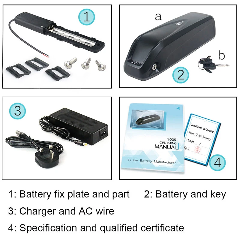 Hailong E-Bike Akku Lithium-Ion Batterie Pack 36V 13Ah 48V 14.4Ah 36V 19.2Ah,18650 & 21700 Zellen,Ersatzakku für 750W 1000W Bafang Tongsheng Mittelantrieb Motor,Versand Aus Deutschem Lager Schnelle Lieferung