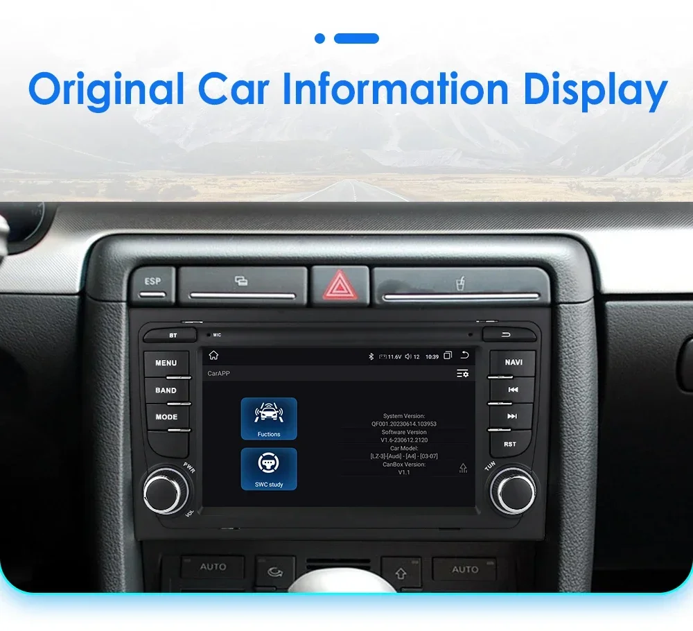 7" Hizpo 2Din Android Auto Car Radio or Audi A4 2002 - 2007 S4 RS4 B6 B7 B8 GPS Navigation 4G BT RDS DSP CarPlay UI7862