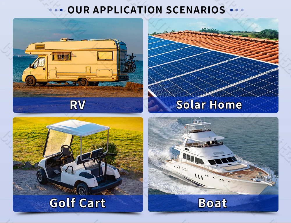 Grade A Lifepo4 Battery 360AH DIY 12V 24V 48V Lithium iron phosphate Cell Rechargeable golf cart batterie For RV EV Boat Camping