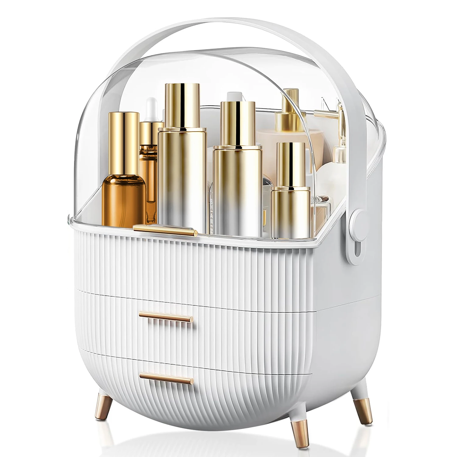 Big Capacity Cosmetic Storage Box Bathroom Waterproof Dustproof Jewelry Makeup Organizer Home Skin Care Make Up Storage Drawer