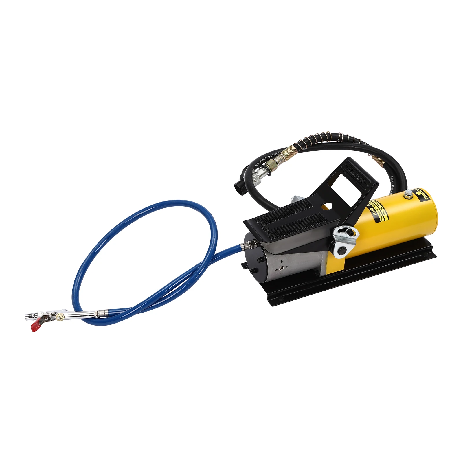 10000PSI Air Hydraulic Pump Pneumatic Hydraulic Pump Pneumatic-Hydraulic Pump Foot Pump ZG3/8 for Air Compressor Lifting, Bend
