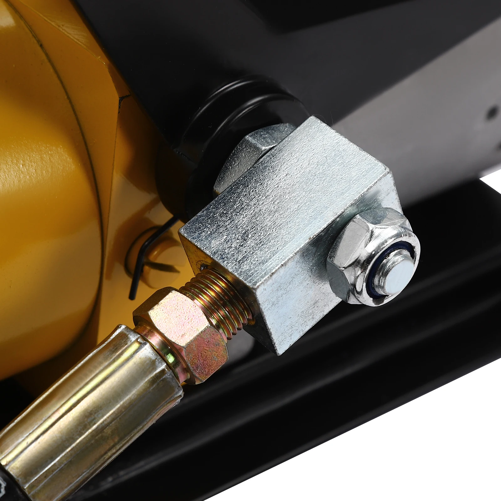 10000PSI Air Hydraulic Pump Pneumatic Hydraulic Pump Pneumatic-Hydraulic Pump Foot Pump ZG3/8 for Air Compressor Lifting, Bend