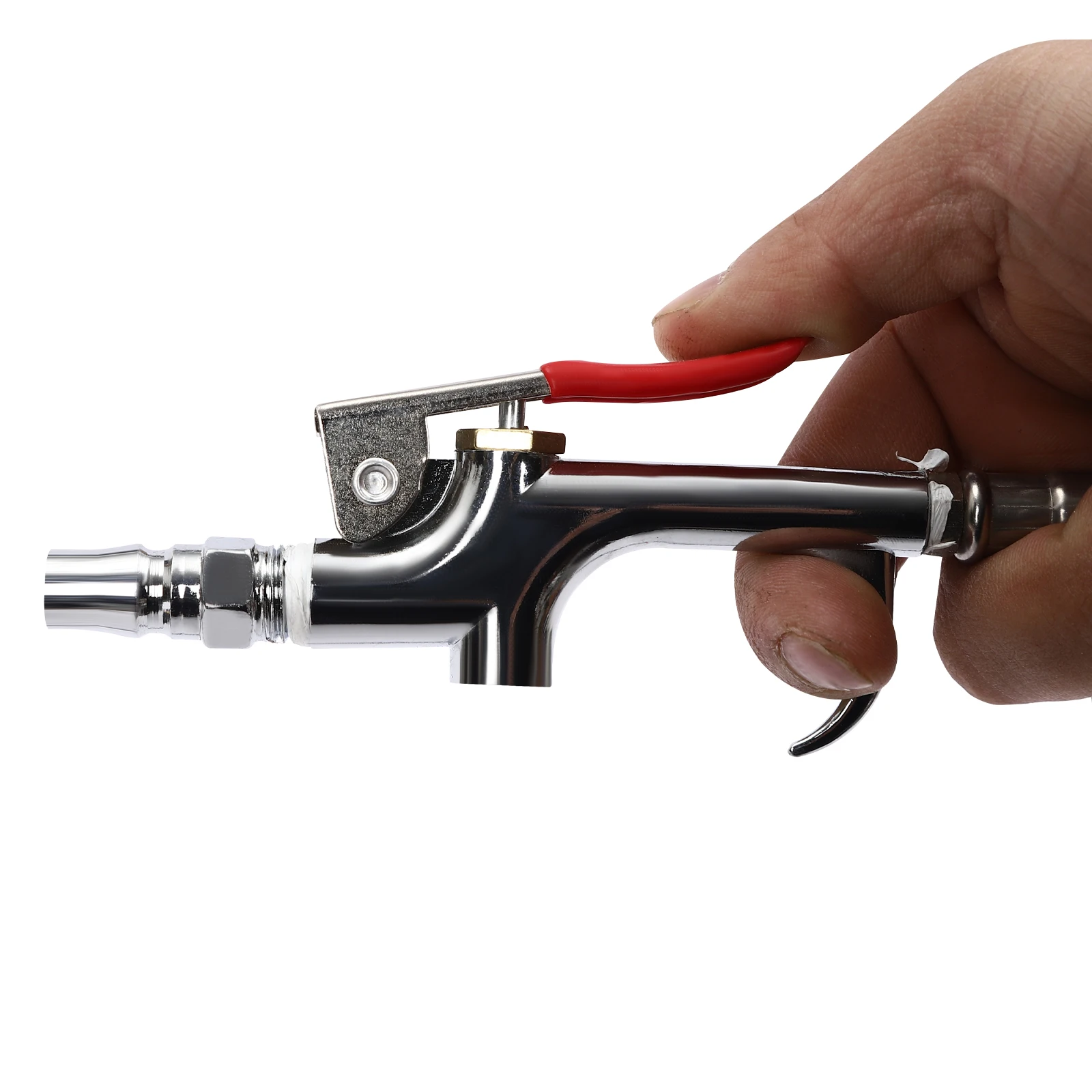 10000PSI Air Hydraulic Pump Pneumatic Hydraulic Pump Pneumatic-Hydraulic Pump Foot Pump ZG3/8 for Air Compressor Lifting, Bend