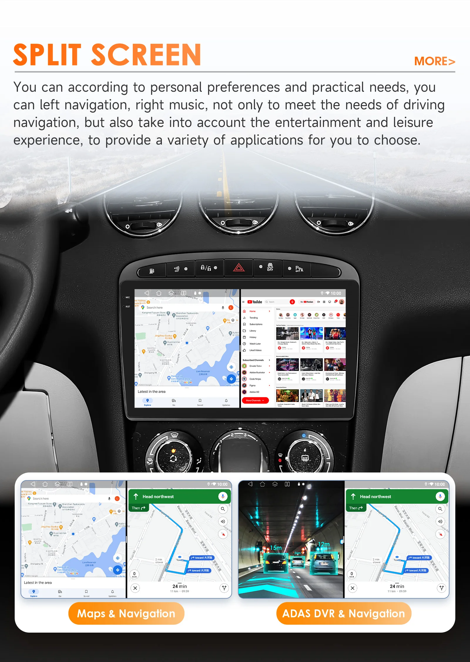 2Din Carplay Android 13 Car Radio For Peugeot 408 Peugeot 308 308SW Car Multimedia Player Intelligent Screen autoradio 4G 6115
