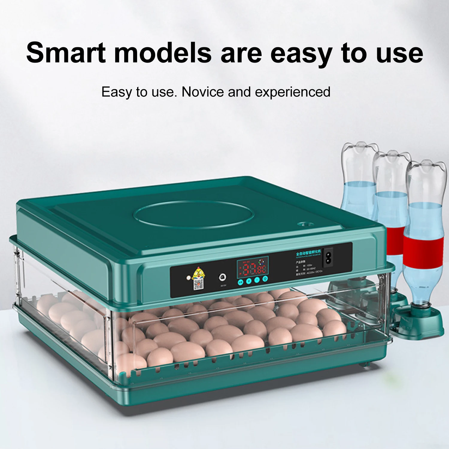 9/15 Drawer Type eg Incubator With Automatic leg turn And Humidity monitor Incubator For Chicken Eggs Duck leg Quail Egg