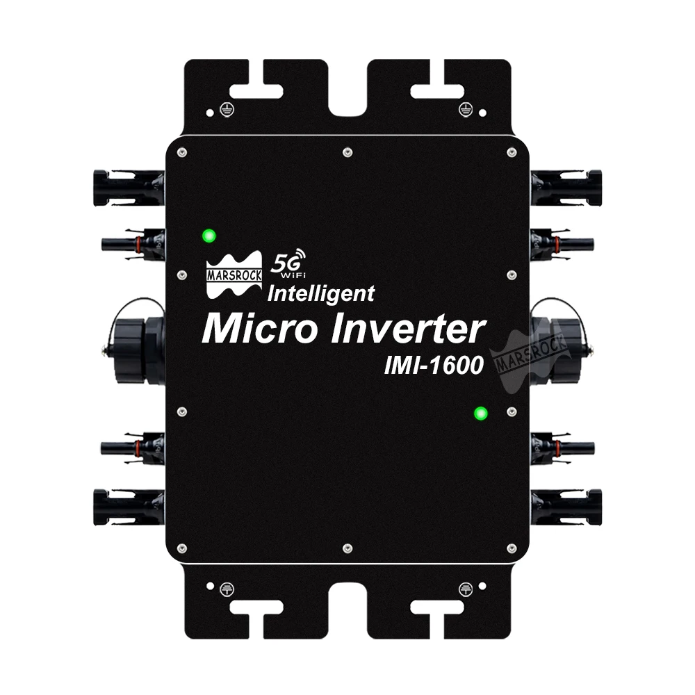 1600W Solar Grid Tie Inverter with Smart WiFi Function DC 22-50V AC for 60/72 Cells Solar PV Grid Tie Micro Inverter