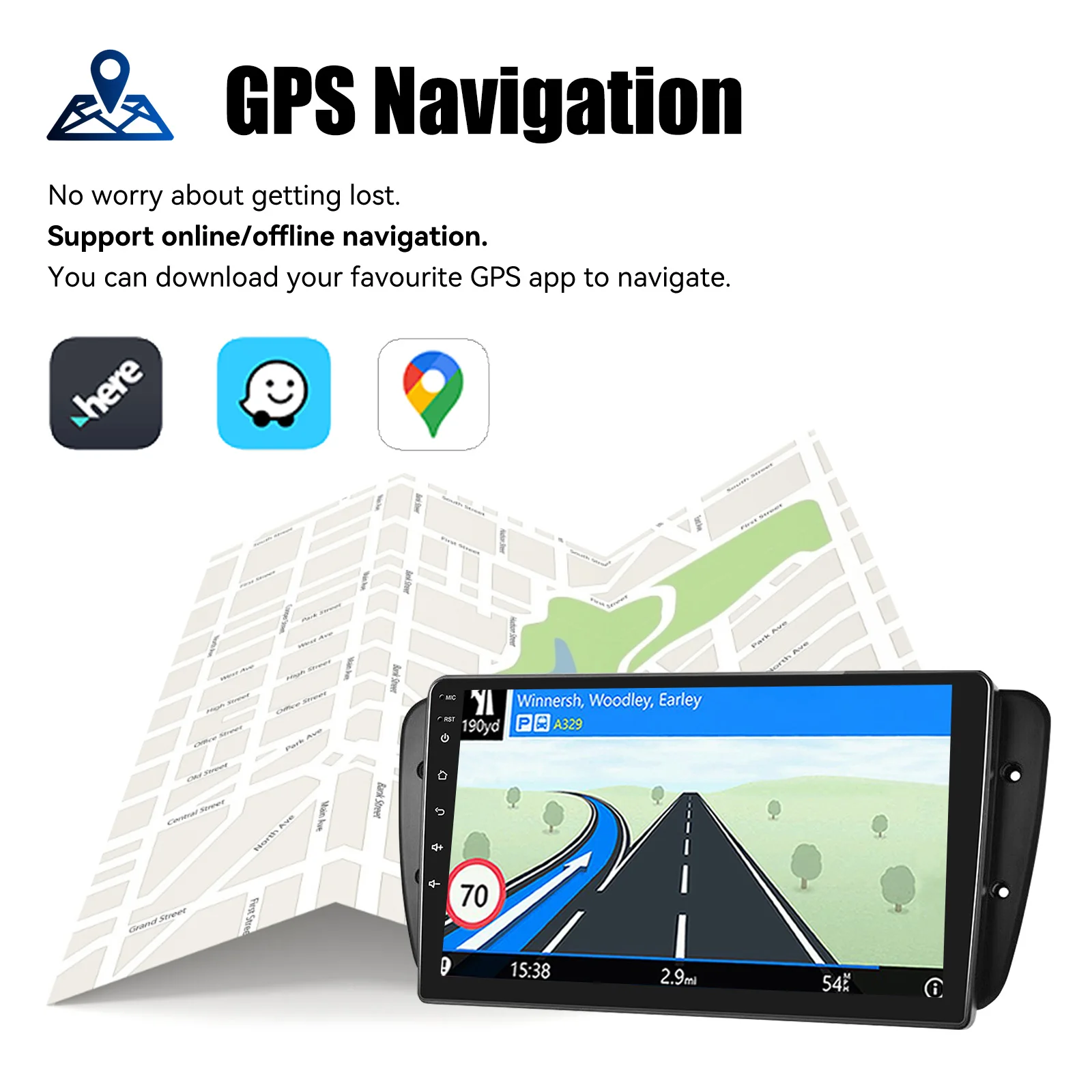 ESSGOO 9inch 32G/64G Android 14 For Seat Ibiza 6J 2009-13 Autoradio GPS Navigtaion BT FM RDS Wifi Wireless Carplay Android Auto