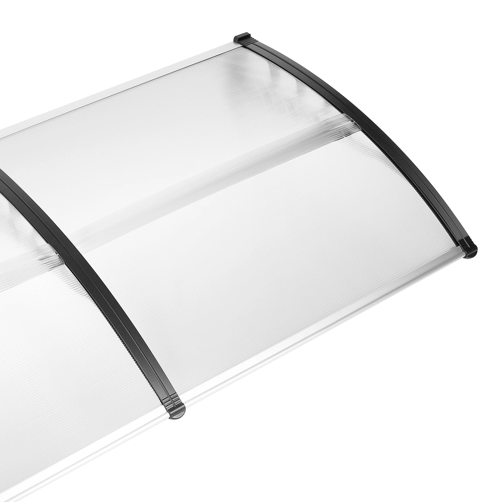 200x90cm Outdoor Canopy Heavy-duty Rainproof Door Canopy for Patio Yard Garden Doors and Windows Isolate Ultraviolet Rays