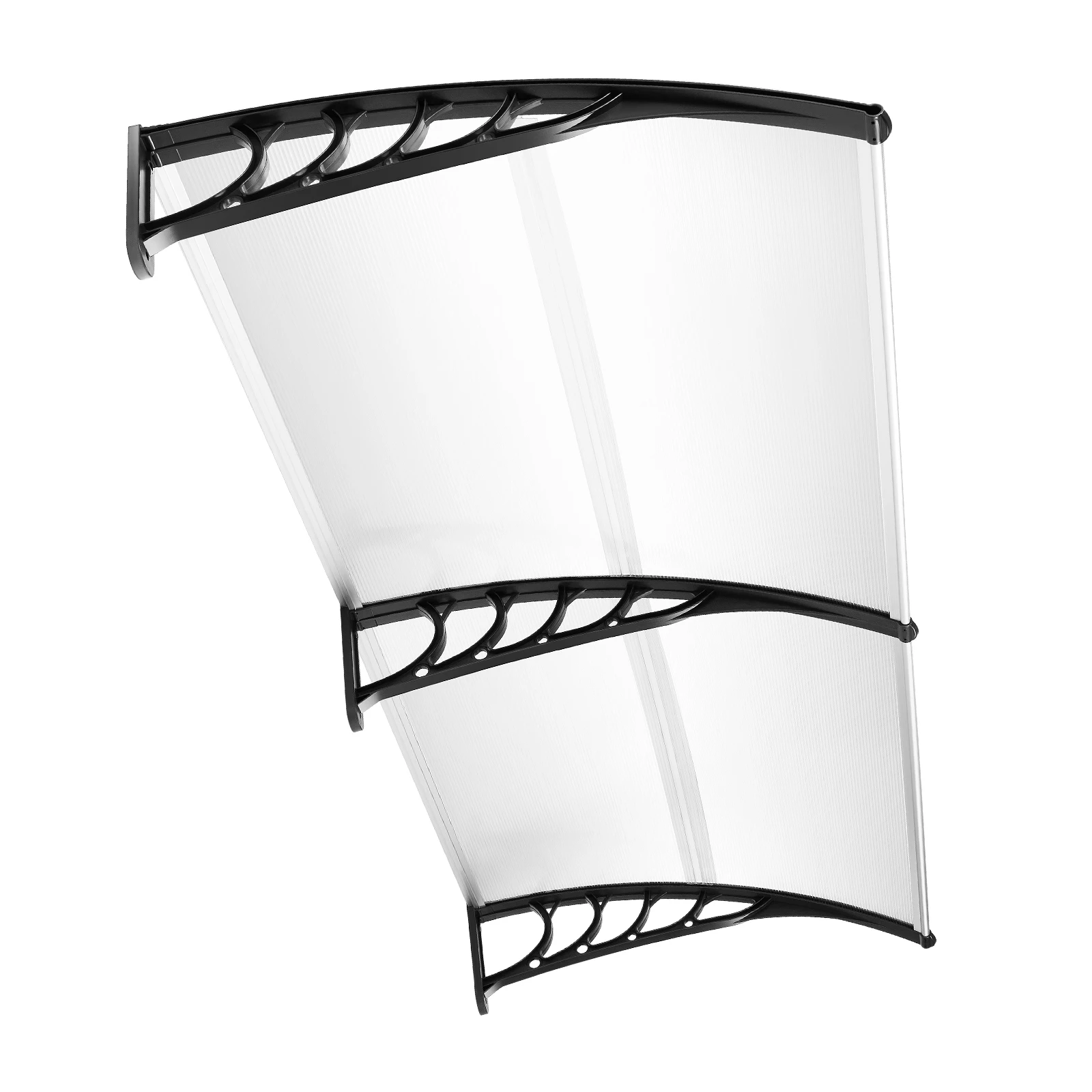 200x90cm Outdoor Canopy Heavy-duty Rainproof Door Canopy for Patio Yard Garden Doors and Windows Isolate Ultraviolet Rays