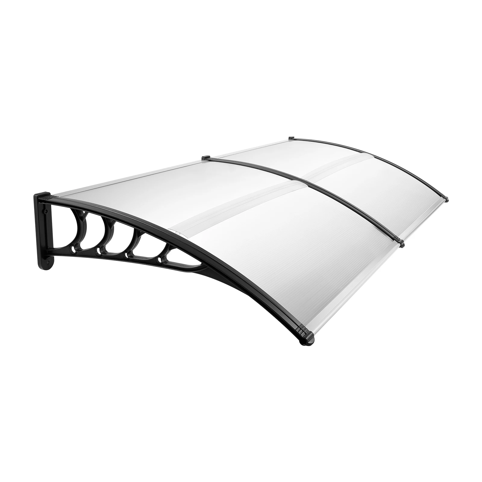 200x90cm Outdoor Canopy Heavy-duty Rainproof Door Canopy for Patio Yard Garden Doors and Windows Isolate Ultraviolet Rays