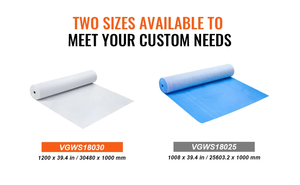 SucceBuy Carpet Protection Film, 39" x 100' Floor and Surface Shield, Easy to Cut Simple Installation, Fiber Fabric Car Mat