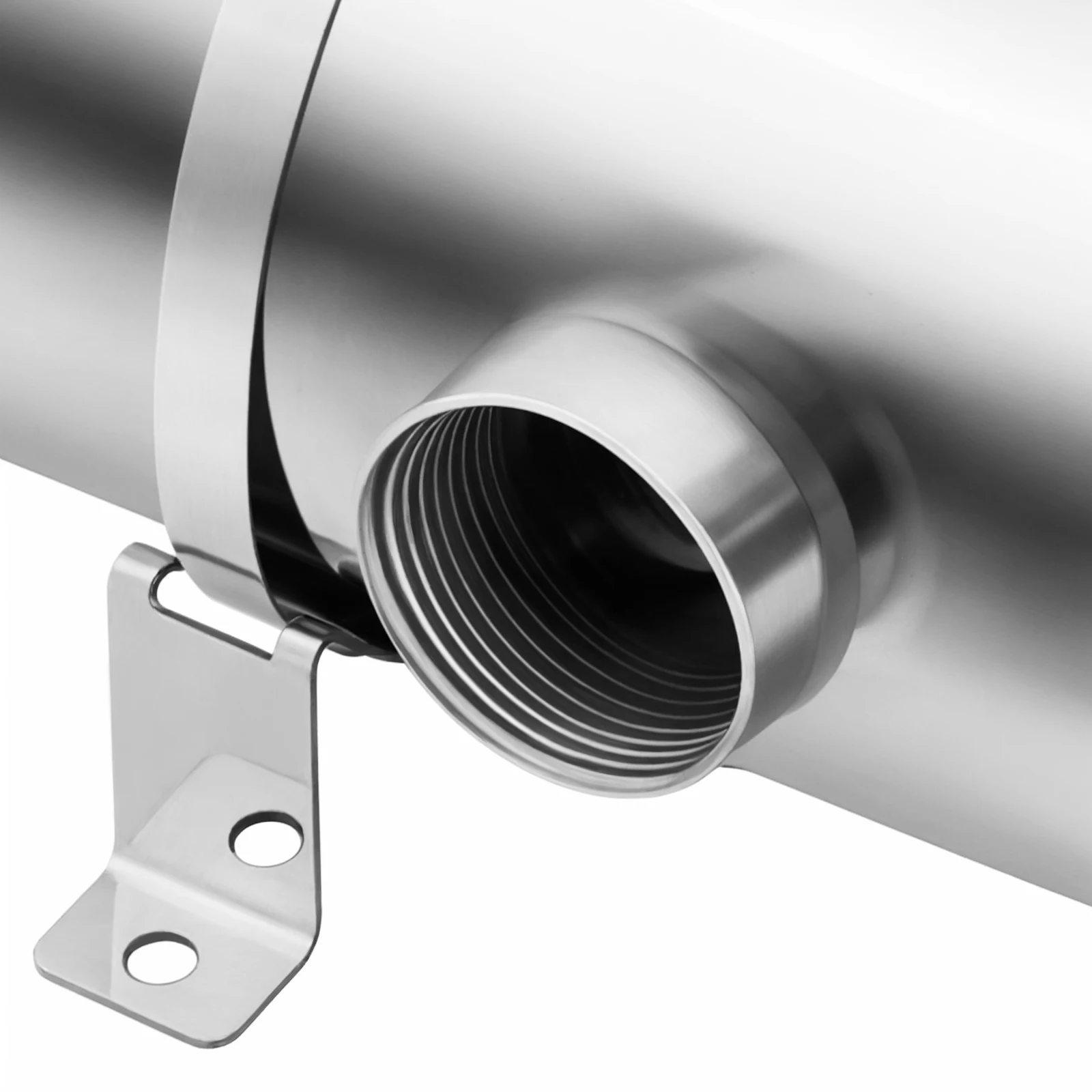 60kW 304 Stainless Steel Swimming Pool Heat Exchanger 200kBtu/h Thermostat Circulating Pool Heating