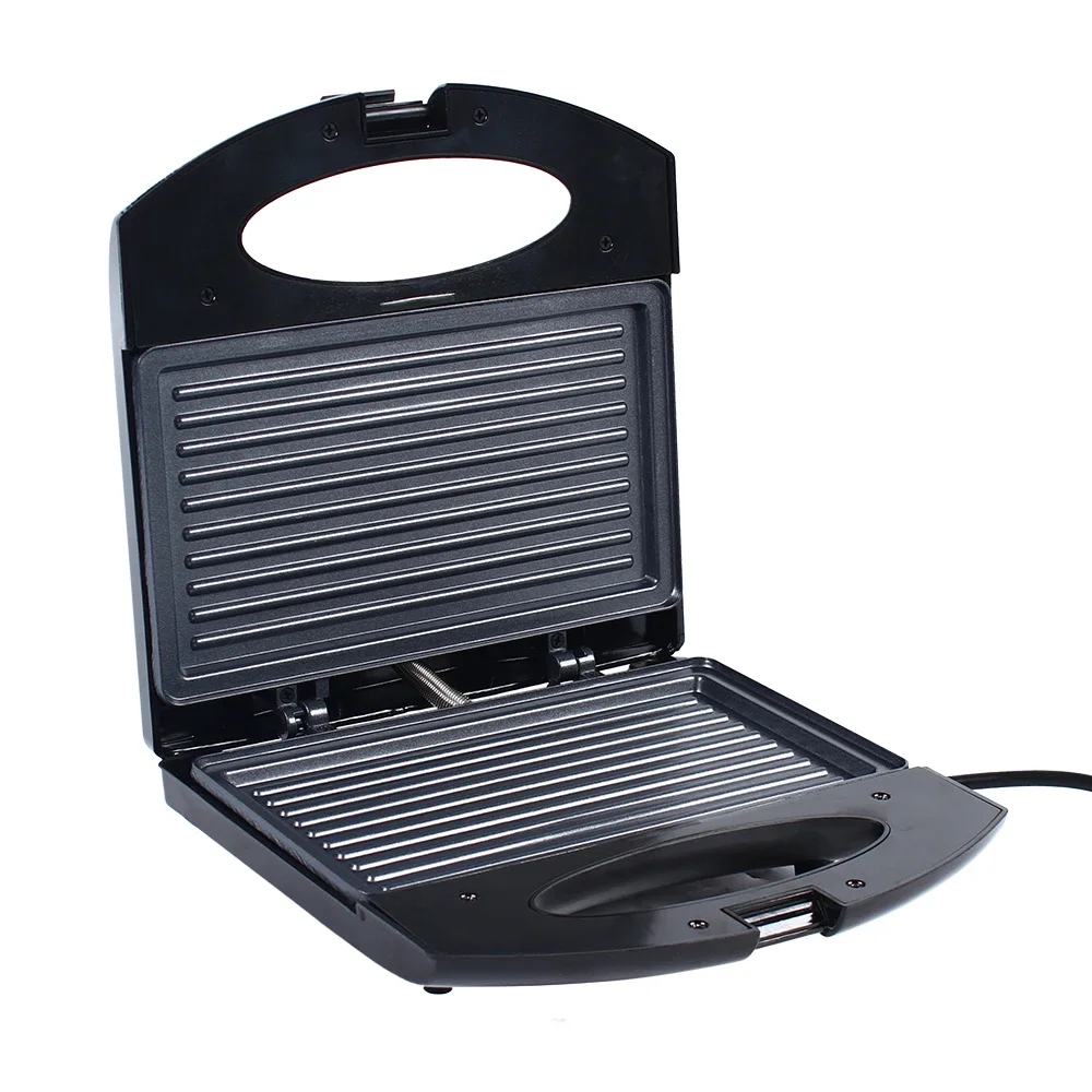 850W Electric Sandwich Maker Grill Panini Non Stick Pan Waffle Toaster Cake Breakfast Machine Barbecue Steak Frying Oven