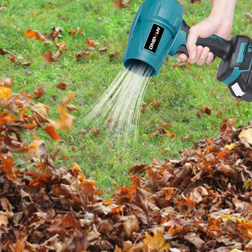 ONEVAN 350M/S Brushless Electric Turbo Fan Blower 3500W Cordless Jet Fan Snow Leaf Dust Air Blowing Tool For Makita Battery Pin