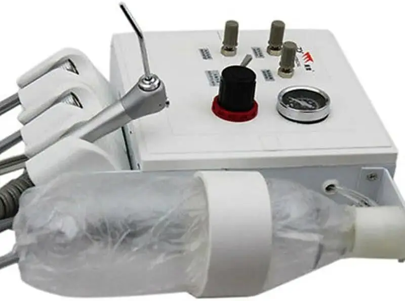 Unidad De Suministro portátil Con Compresor De Aire Y Turbina Para Aplicaciones Flexibles, Incluye depósito De Agua De 600 ml