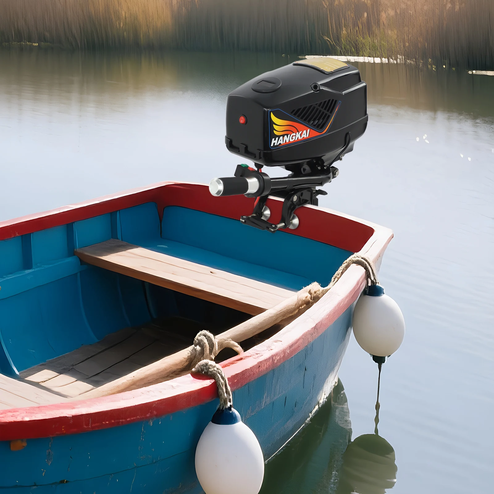 HANGKAI Electric Outboard Motor 48V 1200W Boat Accessories Marine Long /Short Shaft