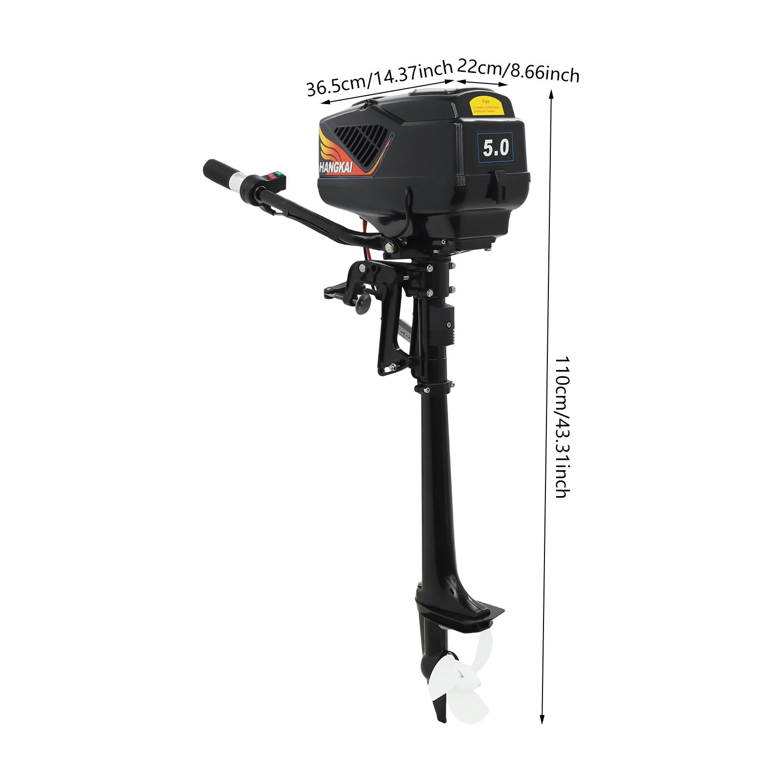 HANGKAI Electric Outboard Motor 48V 1200W Boat Accessories Marine Long /Short Shaft