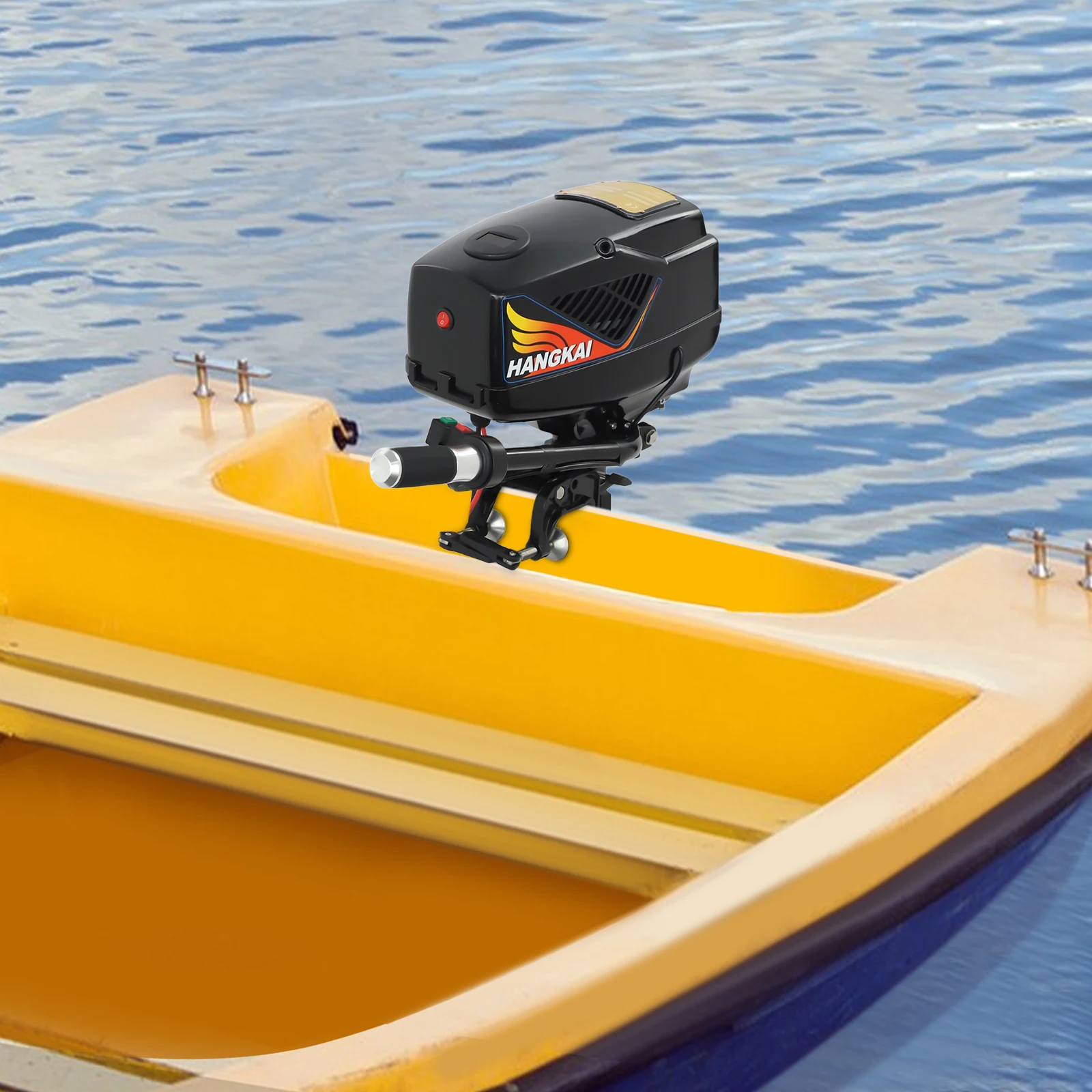 HANGKAI Electric Outboard Motor 48V 1200W Boat Accessories Marine Long /Short Shaft