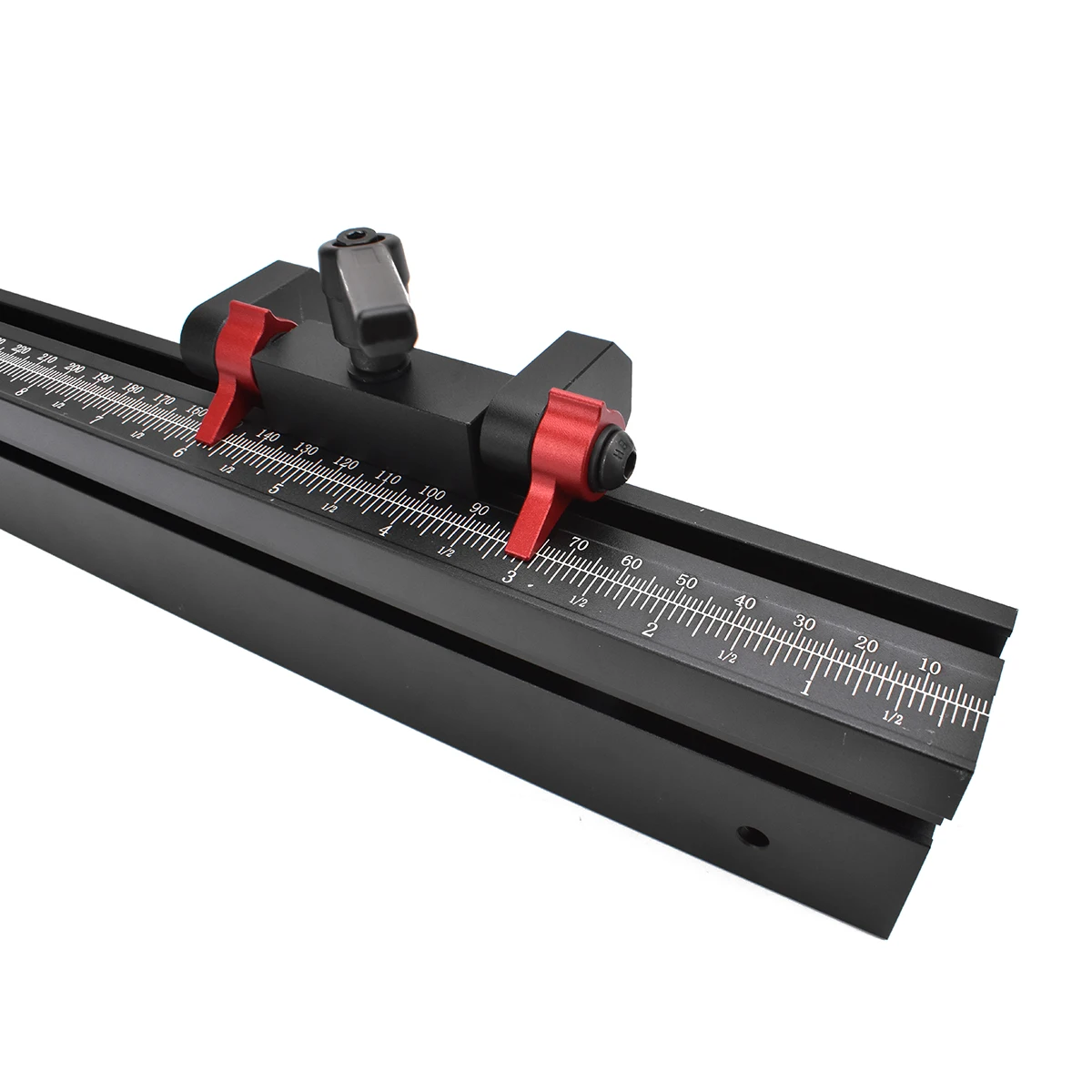 407mm-760mm Telescope Miter Gauge Fence Extended Support for Woodworking Miter Gauge Table Saw Router Table by ENJOYWOOD