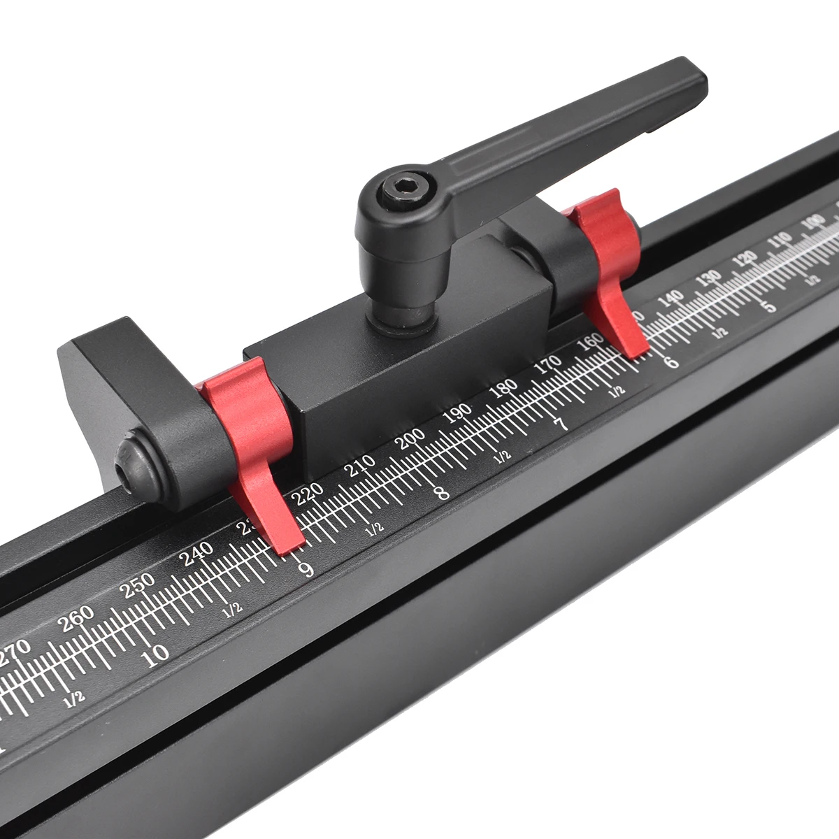 407mm-760mm Telescope Miter Gauge Fence Extended Support for Woodworking Miter Gauge Table Saw Router Table by ENJOYWOOD