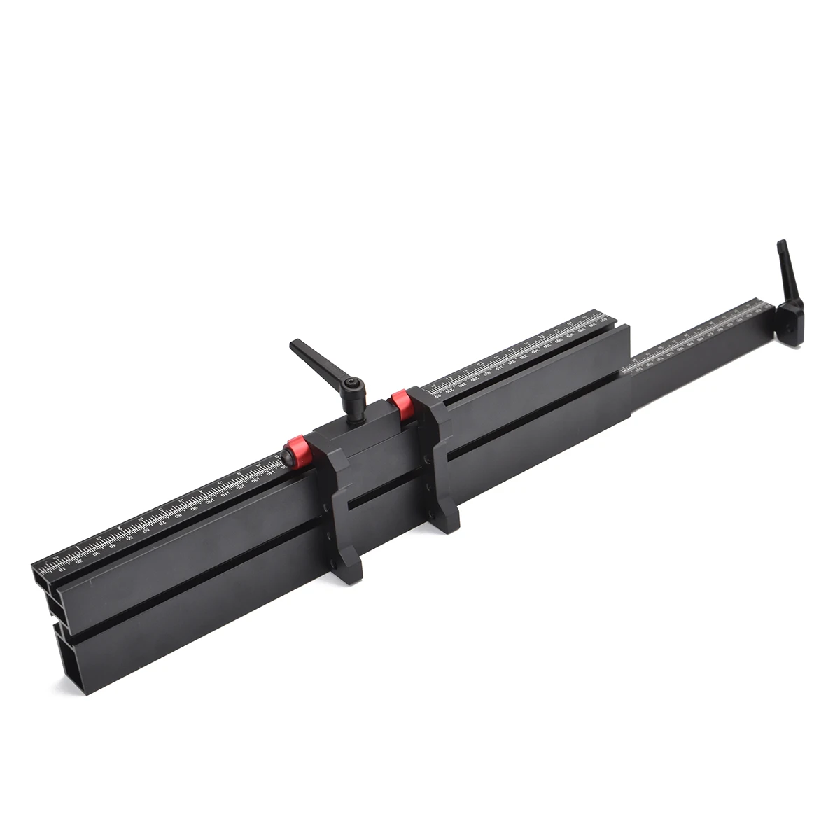 407mm-760mm Telescope Miter Gauge Fence Extended Support for Woodworking Miter Gauge Table Saw Router Table by ENJOYWOOD