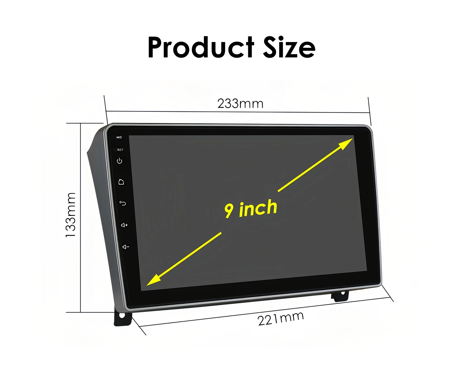 Hizpo 2Din Android13 Car Radio for Peugeot 407 CC SW 2004 - 2011 Wireless Android Auto CarPlay GPS RDS DSP 4G BT SWC UI8581