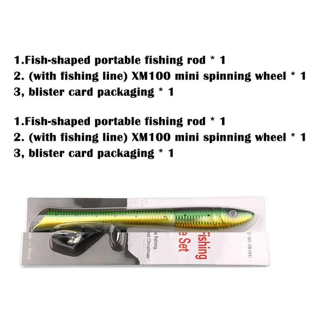 Pen Fishing Pole 55.1 Inch Mini Pocket Fishing Rod Travel Fishing Rod Set Telescopic Fishing Rod Spinning Reel Combo Kit