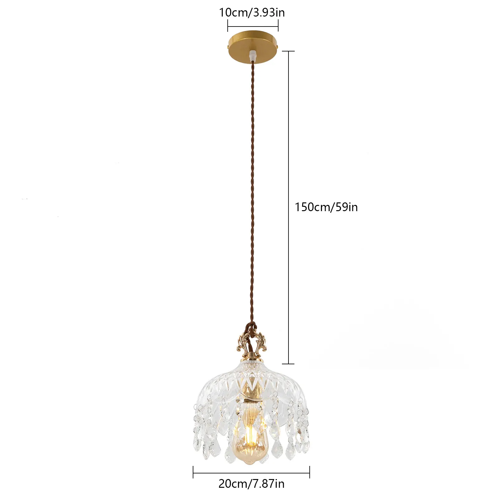 Chandelier Modern Pendant Light for Dinning Room Kitchen Island Bedroom Entryway