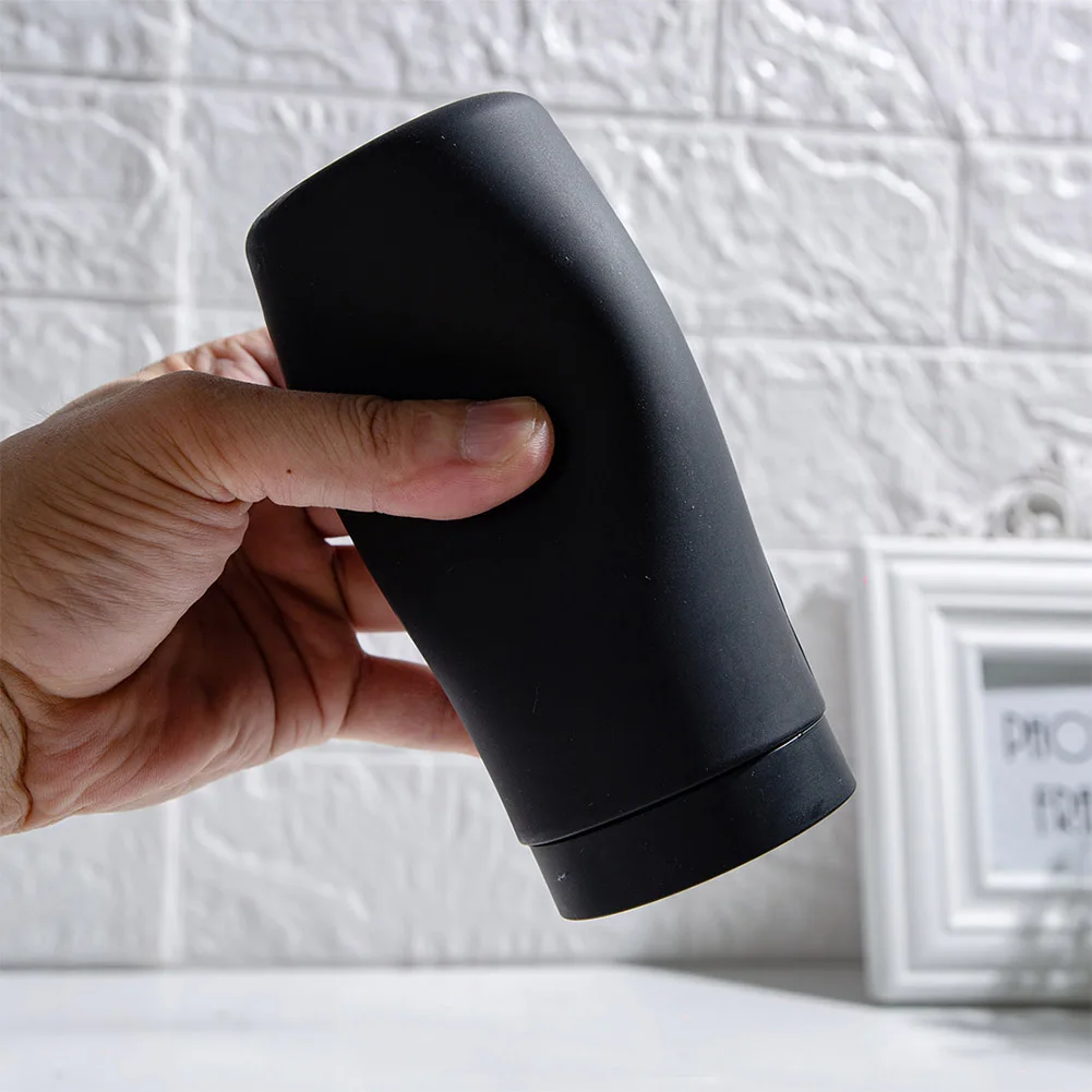 Divided Bottle Squeeze Type Soap Dispenser Hand Soap Bottle Essential Oil Lotion Dispensing Bottle Black White